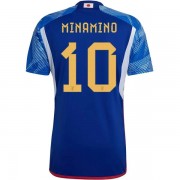 Günstige Japan WM 2022 Fußballtrikots Takumi Minamino 10 Heimtrikot..